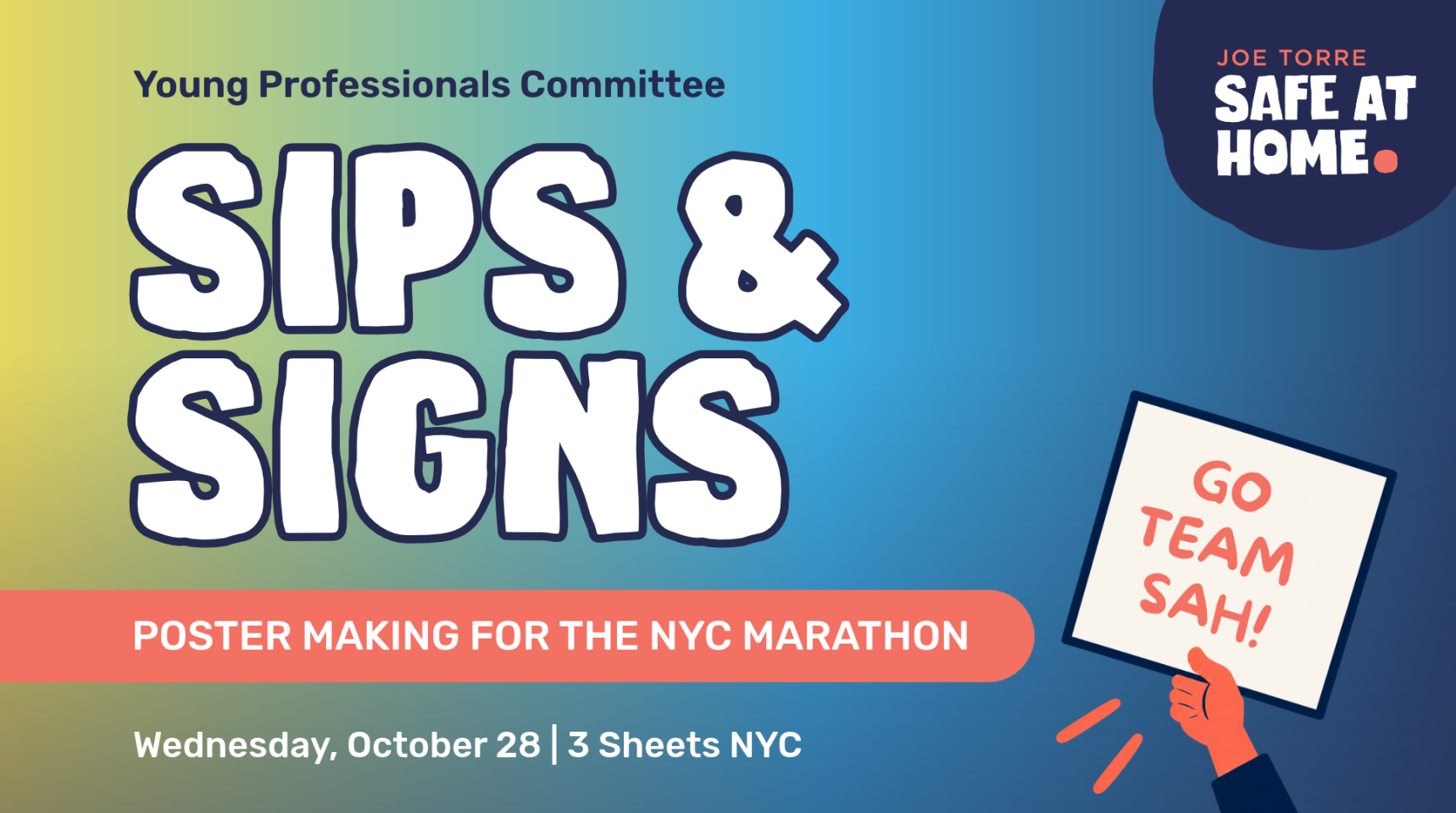Young Professionals Sips & Signs event image